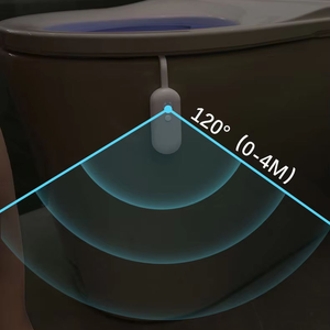 Factory Direct Sale Upgraded Version Smart Toilet Night <b>Light</b> Automatic Motion <b>Sensor</b> Rechargeable <b>LED</b> Bathroom <b>Light</b> for Home - Product Image 2