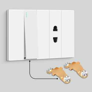 Nuovo 16A 220V noi interruttore a parete Standard con luci 118 e bianco grande pannello PC USB tipo <span class=keywords><strong>C</strong></span> per uso domestico - Product Image 6