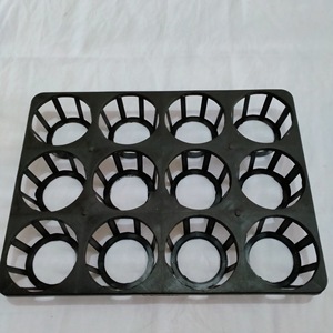 Vente en gros usine sortie Durable plastique noir épaissi TH 12 15 Cell trou Pot étagères plante bouchon culture <span class=keywords><strong>mites</strong></span> orchidées plateaux - Product Image 3