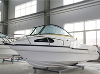 5.2/17 pieds haute vitesse Sport Yacht cabine luxe Ocean Cruiser coque en V profond FRP bateau de pêche usine pour vente touristique
