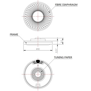 Haut-parleur de rechange 40 mm en métal avec Apt-X pour casque sans fil ANC, directement de l'usine - Product Image 4
