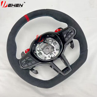 Volant de course sport pour Toyota Supra GR A90 MKV MK5 MK4 2020-2025, en cuir perforé et fibre de carbone