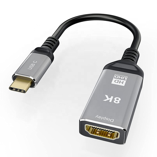 Xput 4K 8K 60Hz USB-C for Coaxial Cable (Gold Plated PVC Jacket Braided Shielding) Twisted Pair for Projector DVD Player