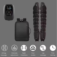Nouvelles bottes de massage à compression d'air 2026 avec 6 airbags, professionnelles, séquentielles, 6 modes, contrôle de la minuterie, pour une circulation complète des pieds et des jambes
