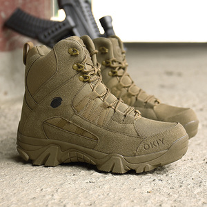 Botas de Seguridad Laboral Australianas con Puntera de Acero, Parte Superior de Goma, Forro de Malla Impermeable, <span class=keywords><strong>Zapatos</strong></span> de Seguridad Tácticos para Todas las Estaciones - Product Image 3