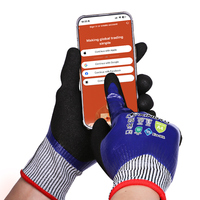 Gants de travail robustes XINGYU en HPPE 15 jauges, enduits de nitrile sablé, résistants à la coupure A4, antidérapants, résistants à l'abrasion, pour l'extérieur, avec logo personnalisé
