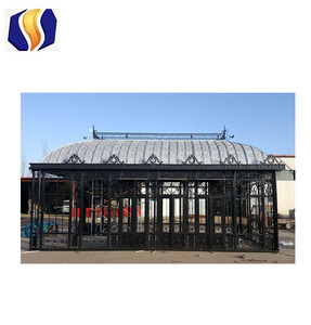 <span class=keywords><strong>Serre</strong></span> de jardin en aluminium facile à assembler avec salle de soleil Bois traité sous pression Cadre en métal Nature's Greenhouse à vendre - Product Image 3