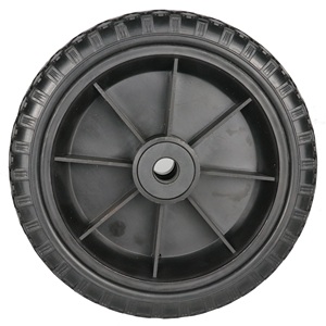 HKT1015 Cubo de diseño compensado de 6 pulgadas barato, rodamientos de 1/<span class=keywords><strong>2</strong></span> pulgadas Neumático de camión de <span class=keywords><strong>mano</strong></span> sin aire sólido en rueda 6x2 ''Rueda plana libre - Product Image 4