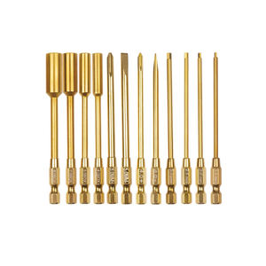 Alta Resistência Ouro <span class=keywords><strong>Titanium</strong></span> Chapeamento HSS Aço Dicas Chave De Fenda Define Ferramentas Reparação Carro - Product Image 2