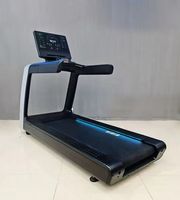 Tapis roulant électrique commercial avec écran LCD, machine de course à pied, structure en acier pour salle de sport et fitness