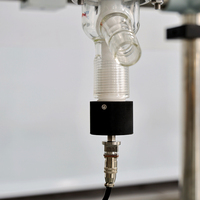 Réacteur en verre automatique à échelle laboratoire avec moteur et cuve sous pression, plaque de déflecteur personnalisable pour une productivité élevée