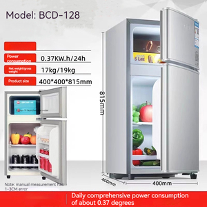 128L <strong>Mini</strong> Small Double-door <strong>Refrigerator</strong> and <strong>Freezers</strong> Home Bottom-<strong>freezer</strong> <strong>Refrigerators</strong> Top-<strong>freezer</strong>