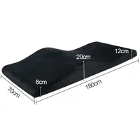 OEM salon de beauté spa matelas lit de beauté incurvé surmatelas salon de beauté cils matelas vague mousse à mémoire de forme cils surmatelas