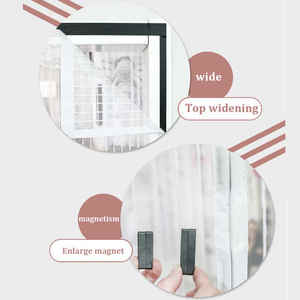 וילון דלת מגנטי סגירה אוטומטית למניעת יתושים וחרקים מעופפים בתוך הקיץ בקיץ - Product Image 2