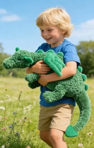 Peluche Lapin Porte-Bonheur <span class=keywords><strong>Dragon</strong></span> Jade Édition Limitée Irlandaise, Super Douce en Coton PP, Couverture Réconfortante pour 14 Ans et Plus - Product Image 5