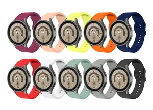 Colorful Buckle Quick Release Rubber Replacement Band Silicone Strap For Samsung Galaxy Watch 6 5 Pro 45mm 40mm 44mm