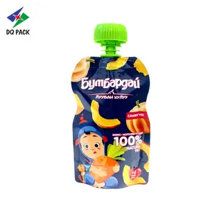 DQ PACK High Cooking Retort Spout Pouch For Puree Juice Jelly Liquid Packaging Doypack Baby Food Pouch Bag