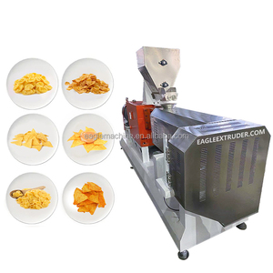 Línea de maquinaria de procesamiento de alimentos y bocadillos fritos extruidos industriales populares - Product Image 1