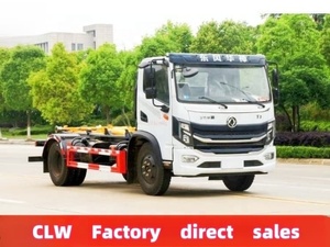 Camión volquete de reciclaje de basura Dongfeng nuevo 4*2 elevador de brazo hidráulico Roll-Off 5 toneladas camión de basura de elevación de <span class=keywords><strong>gancho</strong></span> - Product Image 3