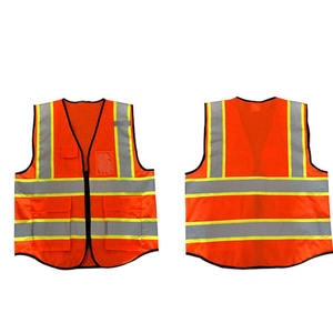 Gilet de sécurité réfléchissant haute visibilité personnalisé Orange ANSI classe 1 EN 20471 bandes de signalisation certifiées vêtements Logo direct d'usine - Product Image 2