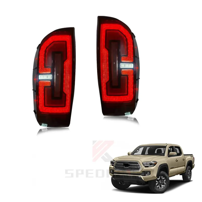 Spedking 2016-2022 Venta caliente Auto accesorios de partes de TRD lámpara led luz trasera para TOYOTA tacoma