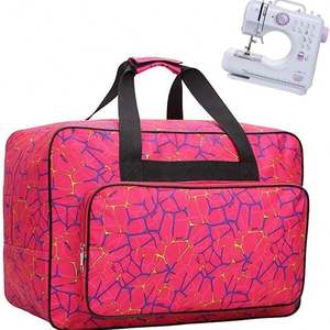Free Sample <b>Sewing</b> <b>Machine</b> Bag Portable Knitting Crochet Bag <b>for</b> Adults & <b>Kids</b> <b>Sewing</b> <b>Machine</b> Tote with Removable Bottom Pad - Product Image 4