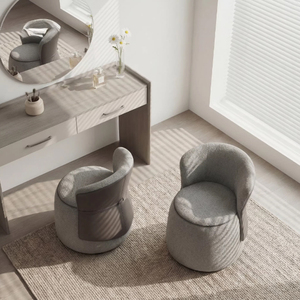 Nouveau Tabouret de Maquillage Minimaliste Italien, Chaise de Loisirs avec Dossier, Mobilier de Chambre à Coucher, Fauteuil Simple de Designer pour Usage Domestique - Product Image 3