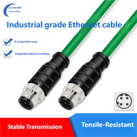 Kabel Komunikasi Terkode Fleksibel Tinggi 4/8Pin A/D/X-Coded M12 Male ke M12 Male - Kabel Ethernet Industri Profinet