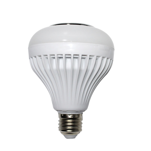 Wireless Blue Smart Music Bulb E27 Remote Control 12W LED Bulb Speaker