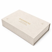 Boîtes rigides de luxe en gros avec fermeture magnétique, emballage personnalisé pour écharpes, vêtements, parfums, perruques
