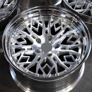 ล้ออัลลอยด์ฟอร์จ 2 ชิ้น 5x114.3 5x130 ขนาด 19 22 24 นิ้ว ขอบขัดเงาตรงกลาง สำหรับรถปอร์เช่ 987 บีเอ็มดับเบิลยู เอ็ม4 เฟอร์รารี่ เมอร์เซเดส ซี - Product Image 3