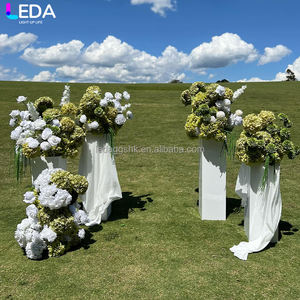 LEDA Nuevo Diseño, Set de Plintos Acrílicos Blancos 3D para Bodas, Accesorios para Fiestas de Cumpleaños, Bodas y Eventos - Product Image 2