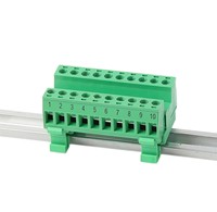 Connecteur industriel enfichable mâle-femelle, paire de bornes DIN 2EDGUKR-5.08 pour armoire de commande industrielle
