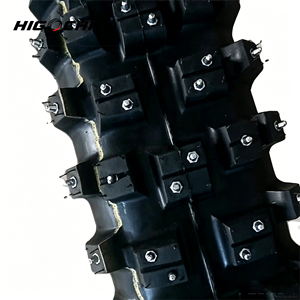 Neumático HIGOCHI 120/90-18 <span class=keywords><strong>con</strong></span> <span class=keywords><strong>Clavos</strong></span> Cuadrados Profundos, Neumático Profesional de Competición, Especialmente Diseñado <span class=keywords><strong>para</strong></span> <span class=keywords><strong>Hielo</strong></span>, Nieve y Lodo Extremos - Product Image 3
