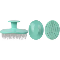 Prix de gros – Brosse à cheveux en nylon écologique TONG FONG avec fonctions de massage du cuir chevelu et de nettoyage, peigne lisseur étanche, ODM