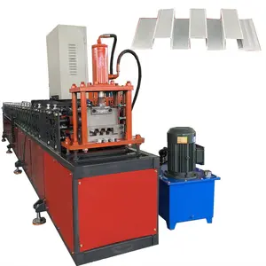 Aluminum Sheet Colored Steel Roll Forming Gusset Plate Machine For Business Background Wall