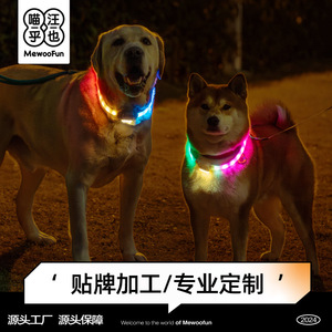 <span class=keywords><strong>Collar</strong></span> de perro <span class=keywords><strong>LED</strong></span> recargable por USB multicolor, tamaño cortable de TPU, <span class=keywords><strong>Collar</strong></span> brillante de arcoíris para perros grandes, medianos y pequeños que caminan por la noche - Product Image 4