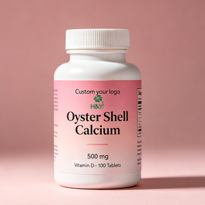 Suplemento de Concha de Ostra Pura de Fábrica, Tabletas de <span class=keywords><strong>Calcio</strong></span> de Concha de Ostra de Alta Calidad - Product Image 1