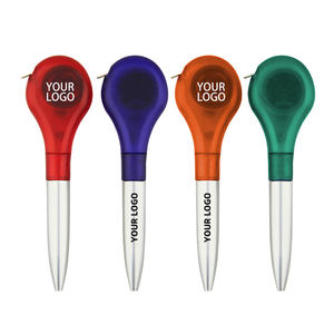 批发定制徽标 1.0 毫米多功能塑料商务圆珠笔 多色墨水促销礼品 13x3 厘米 - Product Image 1