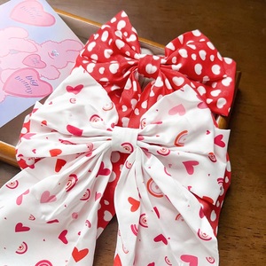 <span class=keywords><strong>2025</strong></span> Phổ Biến Màu Đỏ Trái Tim Bow Kẹp Tóc Đa Thiết Kế Valentine Của Ngày Tóc <span class=keywords><strong>Clip</strong></span> Đầy Màu Sắc Bow Streamer Mùa Xuân Kẹp Tóc Cho Cô Gái - Product Image 3
