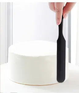 Espátula de silicone para confeitaria, utensílios de confeitaria macia e de manteiga com cabo longo