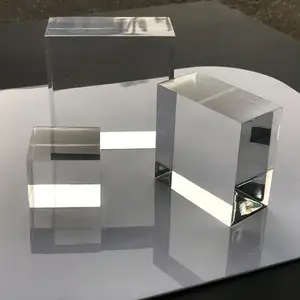 Zarif akrilik kağıt ağırlığı Lucite Paperweight blok baskı ile akrilik kağıt ağırlığı