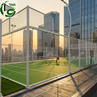 Cancha de Pádel Panorámica Interior y Exterior, Gran Cancha de Pádel de 20*10m 20*6m, Solución Personalizada para Clubes de Pádel