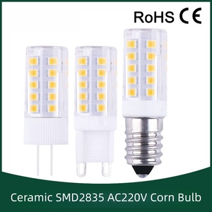 Ampoule LED Corn <span class=keywords><strong>G4</strong></span> G9 E14 3W 5W <span class=keywords><strong>7W</strong></span> Dimmable 220V en Céramique pour Suspension Domestique, Lumière à 360 Degrés, Haute Luminosité, Diode SMD 2835, OEM - Product Image 2