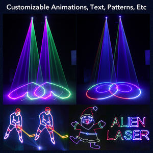 Горячая распродажа: полноцветный лазерный проектор 3 Вт, 10 Вт, 12 Вт, 15 Вт с управлением через приложение и поддержкой Bluetooth для свадеб - Product Image 5