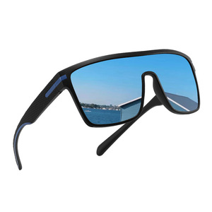 Cross Border Outdoor Goggles Cycling <b>Large</b> <b>Frame</b> Sports Sunglasses UV400 Polarized Windproof Driving Glasses Black PC <b>Frame</b> - Product Image 2