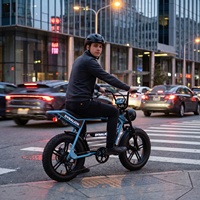Bicicleta Eléctrica Versátil con Neumáticos Anchos y Sistema de 7 Velocidades para Excursiones Suburbanas y Recorridos por Colinas