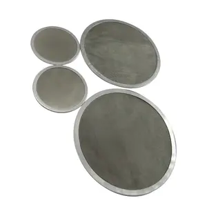 Disco de filtro redondo de acero inoxidable, SS 316l, 15mm, 16mm, 20mm, 30mm, 25mm, 40mm, 70mm