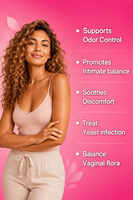 Suppositoires vaginaux à l'acide borique pour soins féminins, Yoni Pops, 100% herbes naturelles pour l'équilibre du pH, le contrôle des odeurs et le resserrement