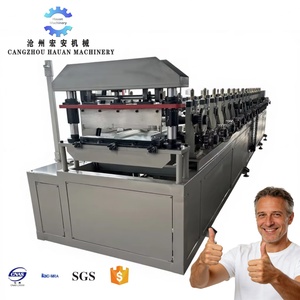 Máquina Formadora de Paneles de Chapa Galvanizada de Alta Eficiencia, Totalmente Automática, Controlada por PLC, con Motor, Caja de Engranajes y Bomba - Product Image 1